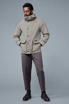 Chamarras Canada Goose Hombre Mexico - Lockeport Rompevientos Beige GL5796014